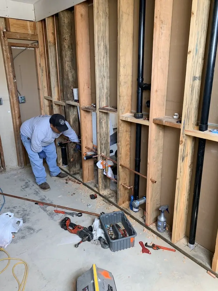 Commercial rough-in plumbing for Commercial Plumbing in Warrenton